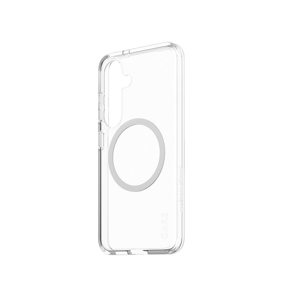 Étui pour Samsung Galaxy S25 S931, PanzerGlass, Care Urban Combat, Transparent Blanc