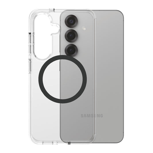 Étui pour Samsung Galaxy S25 S931, PanzerGlass, Care Urban Combat, Transparent Noir