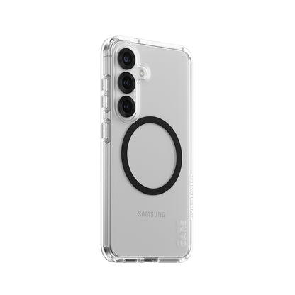 Étui pour Samsung Galaxy S25 S931, PanzerGlass, Care Urban Combat, Transparent Noir
