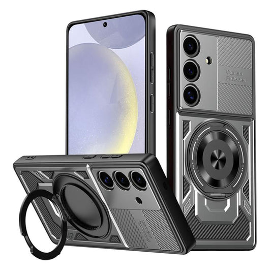 Coque pour Samsung Galaxy S25 S931 / S24 S921, Techsuit, RuggedCam, Gris