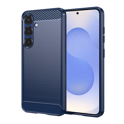 Hülle für Samsung Galaxy S25 S931, Techsuit, Carbon, Blau