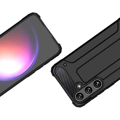 Hülle für Samsung Galaxy S25 S931, Techsuit, Hybrid Armor, Schwarz