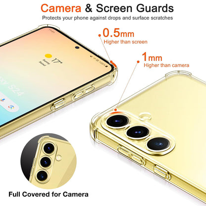 Coque pour Samsung Galaxy S25 S931, Techsuit, Anti-choc Claire, Transparente