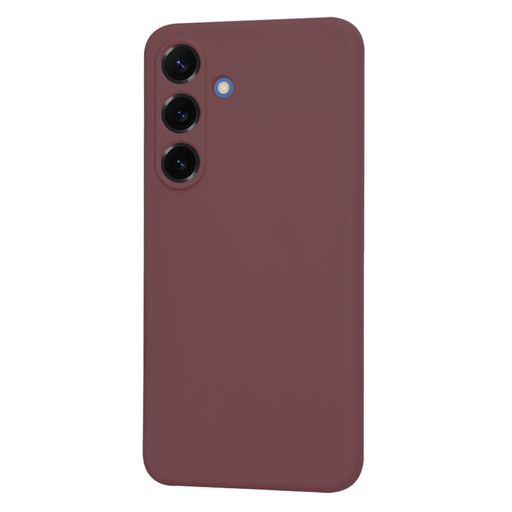 Coque pour Samsung Galaxy S25 S931, Techsuit, SoftFlex, Bordeaux