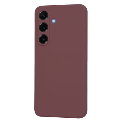 Coque pour Samsung Galaxy S25 S931, Techsuit, SoftFlex, Bordeaux