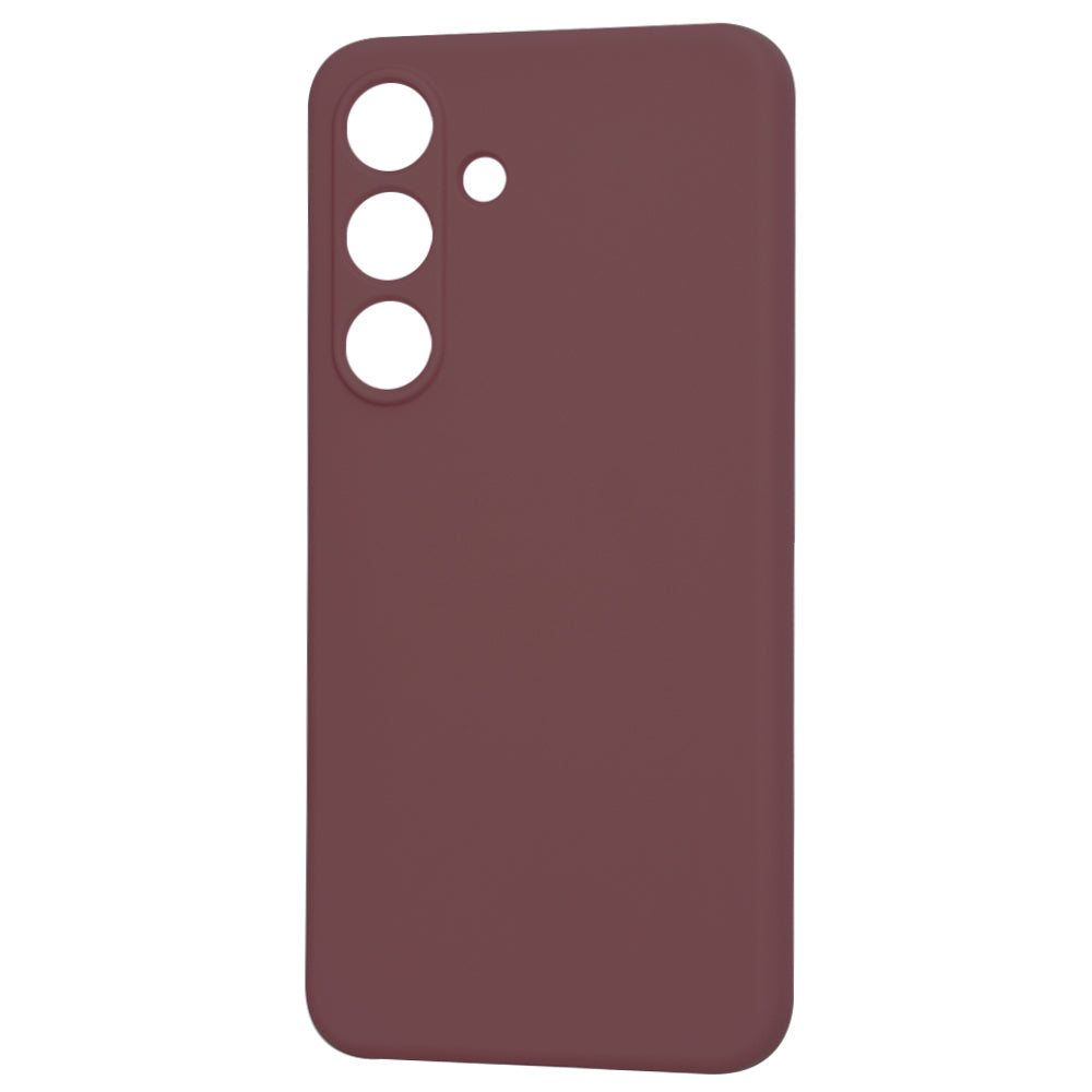 Coque pour Samsung Galaxy S25 S931, Techsuit, SoftFlex, Bordeaux