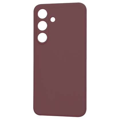 Coque pour Samsung Galaxy S25 S931, Techsuit, SoftFlex, Bordeaux