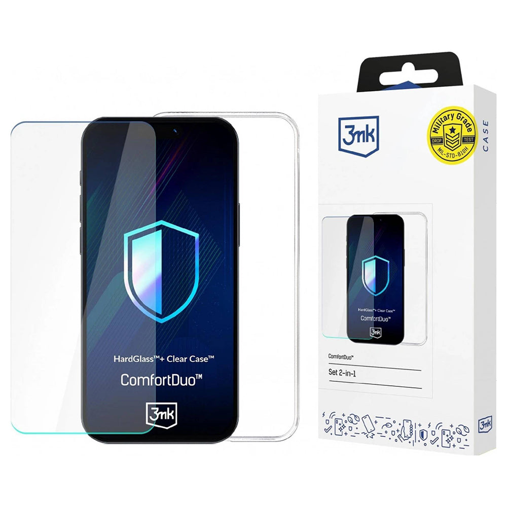 Hülle für Samsung Galaxy S25 Ultra S938, 3MK, ComfortDuo, Transparent