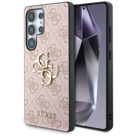 Étui pour Samsung Galaxy S25 Ultra S938, Guess, 4G Big Logo, Rose