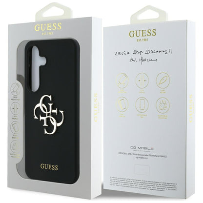 Étui pour Samsung Galaxy S25 Ultra S938, Guess, 4G Big, Noir