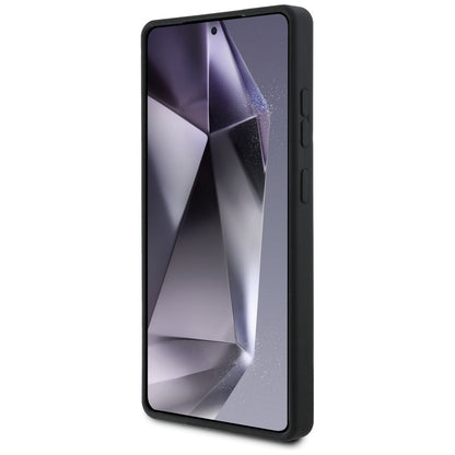 Étui pour Samsung Galaxy S25 Ultra S938, Karl Lagerfeld, Logo Métallique en Silicone, Noir