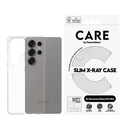 Étui pour Samsung Galaxy S25 Ultra S938, PanzerGlass, Care Fashionable, Transparent