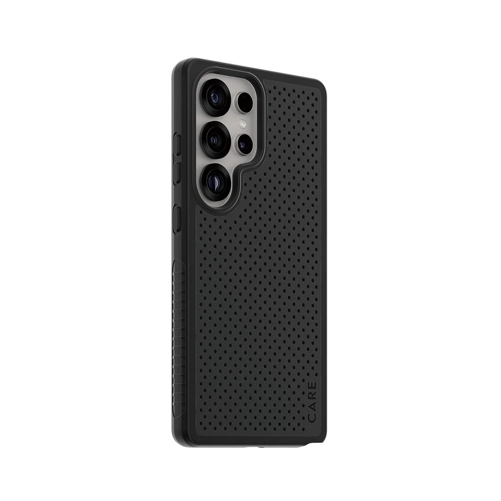 Hülle für Samsung Galaxy S25 Ultra S938, PanzerGlass, Care Feature Heat Beat, Schwarz