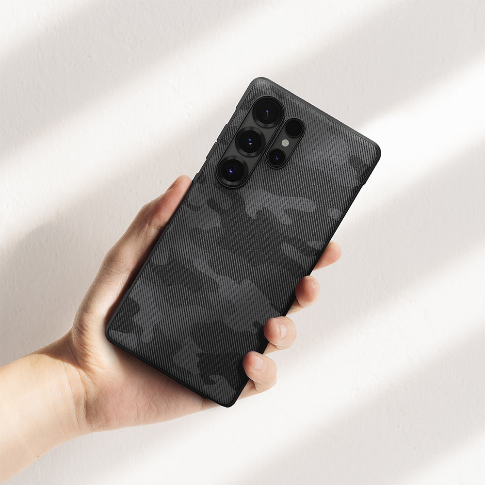 Étui pour Samsung Galaxy S25 Ultra S938, Ringke, Design Onyx, Camouflage
