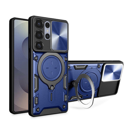 Hülle für Samsung Galaxy S25 Ultra S938, Techsuit, CamGuard Pro, Blau