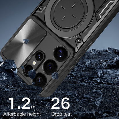 Hülle für Samsung Galaxy S25 Ultra S938, Techsuit, CamGuard Pro, Schwarz