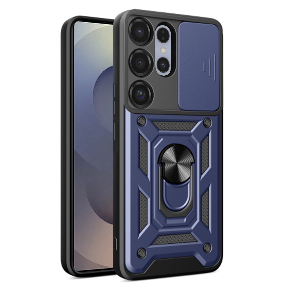 Coque pour Samsung Galaxy S25 Ultra S938, Techsuit, CamShield, Bleue