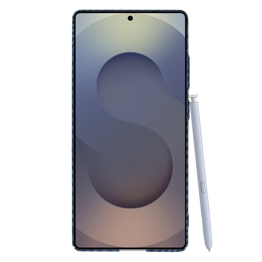 Étui pour Samsung Galaxy S25 Ultra S938, Techsuit, Carbonite FiberShell, Turquoise