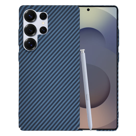 Étui pour Samsung Galaxy S25 Ultra S938, Techsuit, Carbonite FiberShell, Turquoise