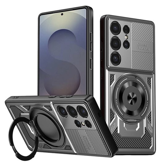 Coque pour Samsung Galaxy S25 Ultra S938, Techsuit, RuggedCam, Gris