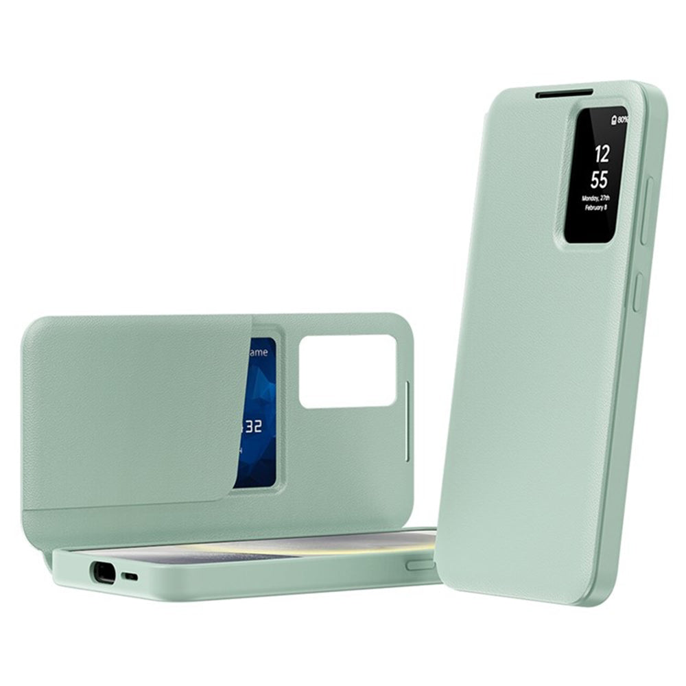 Hülle für Samsung Galaxy S25 Ultra S938, Techsuit, SmartView, Grün