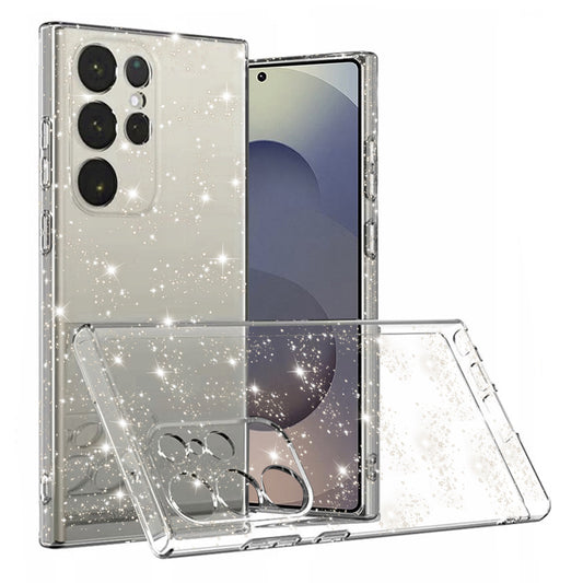 Coque pour Samsung Galaxy S25 Ultra S938, Techsuit, SparkleSkin, Transparente