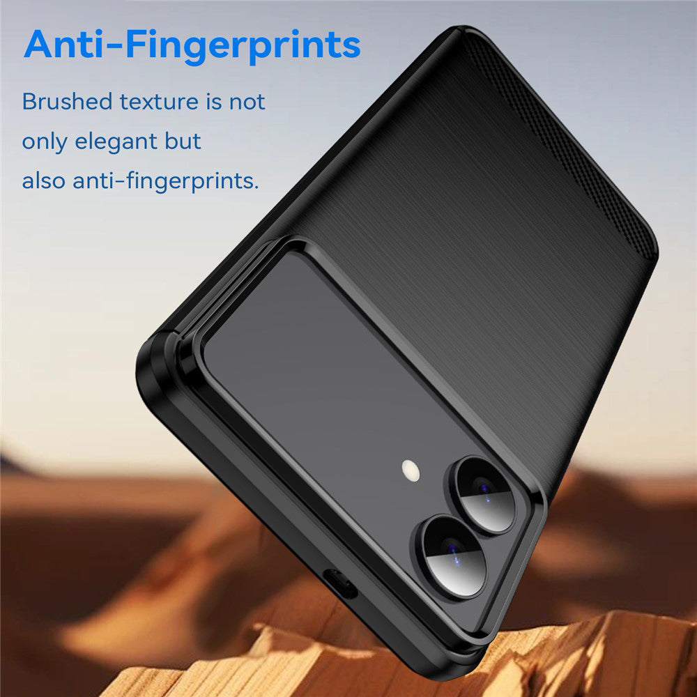 Étui pour Samsung Galaxy S26 Edge, Techsuit, Carbone, Noir