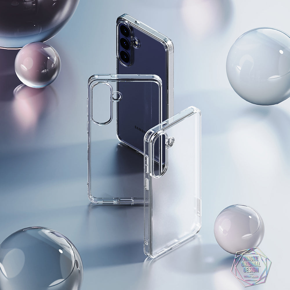 Coque pour Samsung Galaxy S26 FE S741, Ringke, Fusion, Transparente