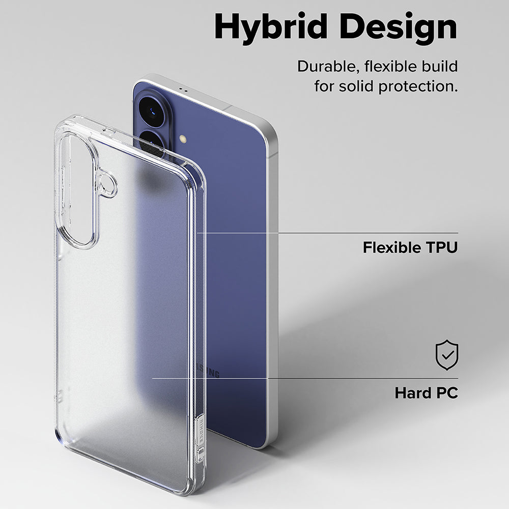 Coque pour Samsung Galaxy S26 FE S741, Ringke, Fusion, Transparente Mate