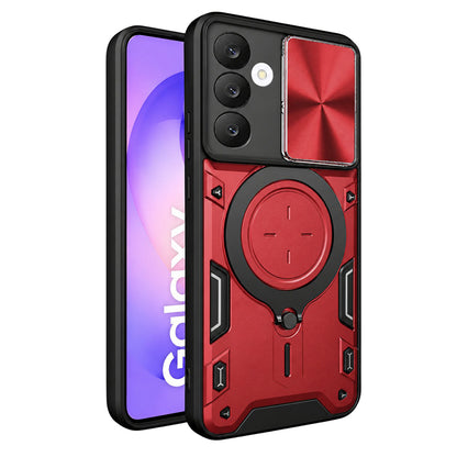 Coque pour Samsung Galaxy S26 FE S741 / S25 FE, Techsuit, CamGuard Pro, rouge