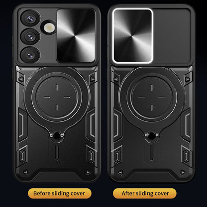 Hülle für Samsung Galaxy S26 FE S741 / S25 FE, Techsuit, CamGuard Pro, Roségold
