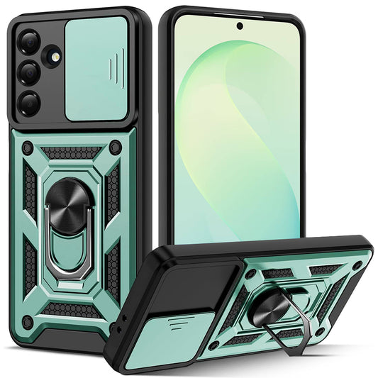Coque pour Samsung Galaxy S26 FE S741 / S25 FE, Techsuit, CamShield, verte