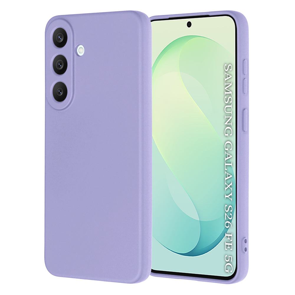 Hülle für Samsung Galaxy S26 FE S741 / S25 FE, Techsuit, SoftFlex, Hellviolett