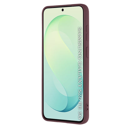 Coque pour Samsung Galaxy S26 FE S741 / S25 FE, Techsuit, SoftFlex, bordeaux