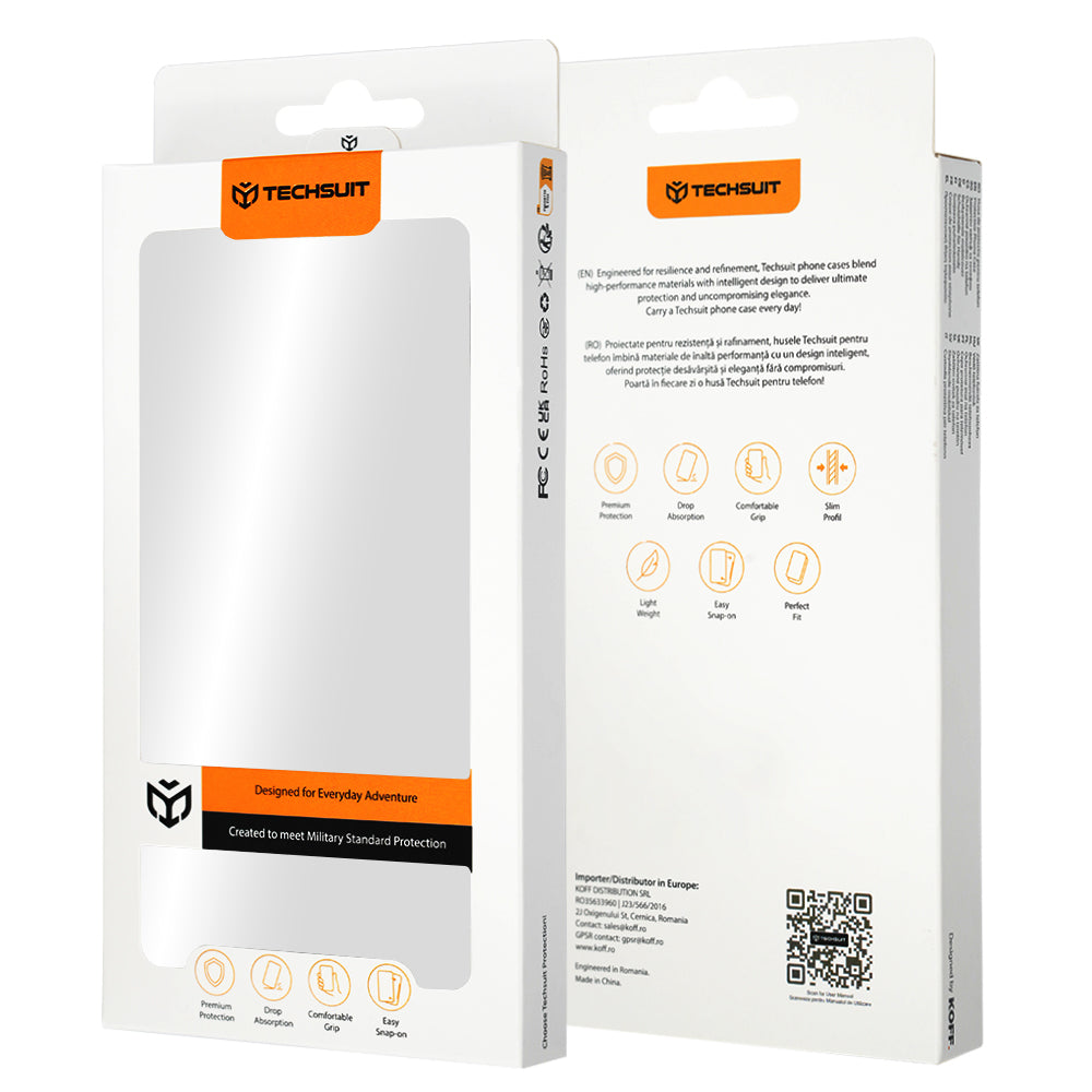 Hülle für Samsung Galaxy S26 FE S741, Techsuit, eFold, Dunkelblau