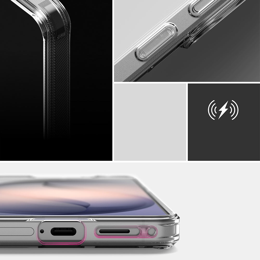 Étui pour Samsung Galaxy S26 Plus, Ringke, Fusion, Mat Transparent