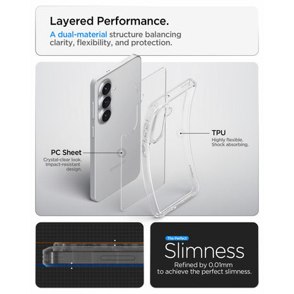 Étui pour Samsung Galaxy S26 Plus S947, Spigen, Ultra Hybrid, Transparent ACS10707