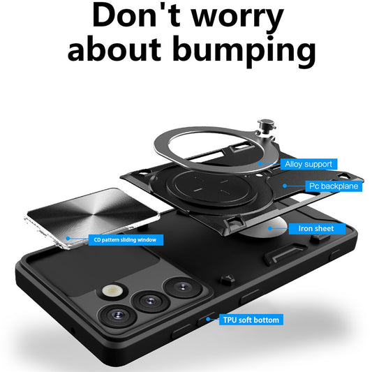 Étui pour Samsung Galaxy S26 Plus, Techsuit, CamGuard Pro, Bleu