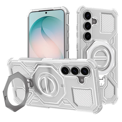 Hülle für Samsung Galaxy S26 Plus S947, Techsuit, Carbon Shield Pro, Weiß