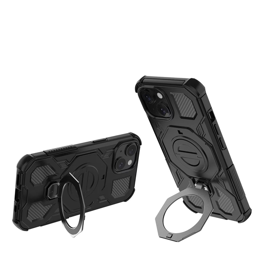 Hülle für Samsung Galaxy S26 Plus S947, Techsuit, Carbon Shield Pro, Weiß