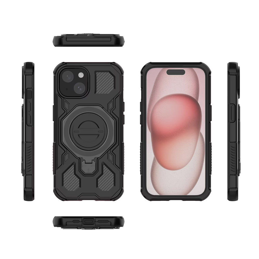 Hülle für Samsung Galaxy S26 Plus S947, Techsuit, Carbon Shield Pro, Weiß