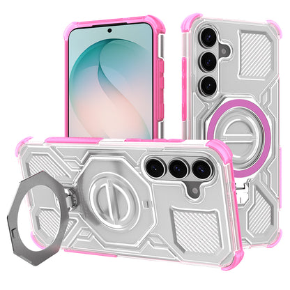 Hülle für Samsung Galaxy S26 Plus, Techsuit, Carbon Shield Pro, Rosa