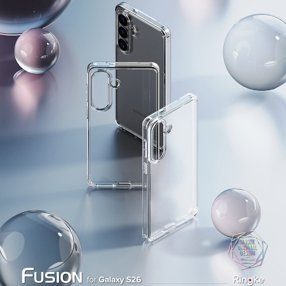 Case for Samsung Galaxy S26, Ringke, Fusion, Transparent