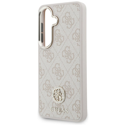Hülle für Samsung Galaxy S26 S942, GUESS, 4G Big Rhinestone Triangle Strap, Rosa