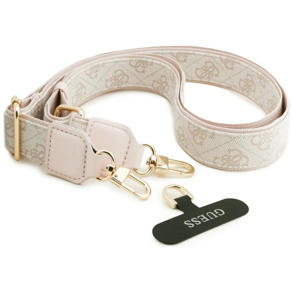 Hülle für Samsung Galaxy S26 S942, GUESS, 4G Big Rhinestone Triangle Strap, Rosa