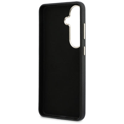 Étui pour Samsung Galaxy S26 S942, Guess, 4G Grained Big and Classic Logo, Noir