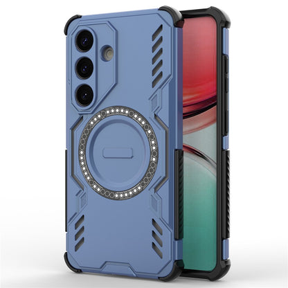 Coque MagSafe pour Samsung Galaxy S26 S942, Techsuit, ArmorMag, Bleue