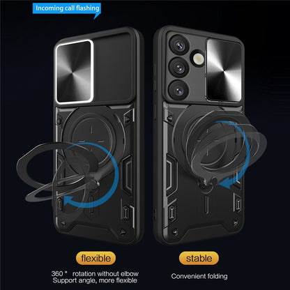 Hülle für Samsung Galaxy S26, Techsuit, CamGuard Pro, Roségold