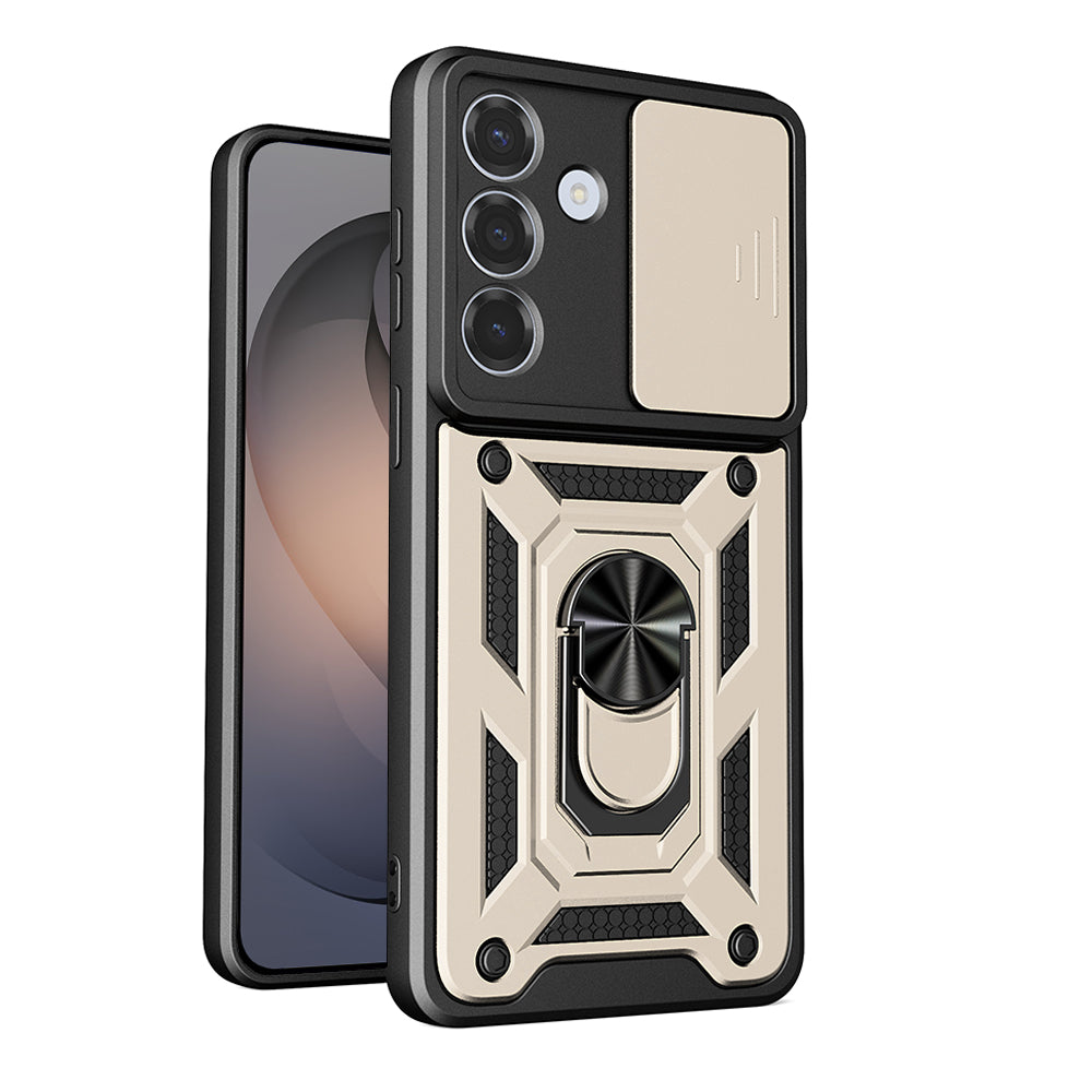 Étui pour Samsung Galaxy S26, Techsuit, CamShield, Doré