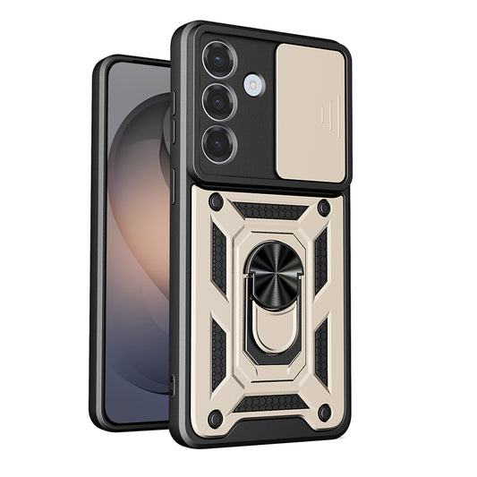 Étui pour Samsung Galaxy S26, Techsuit, CamShield, Doré